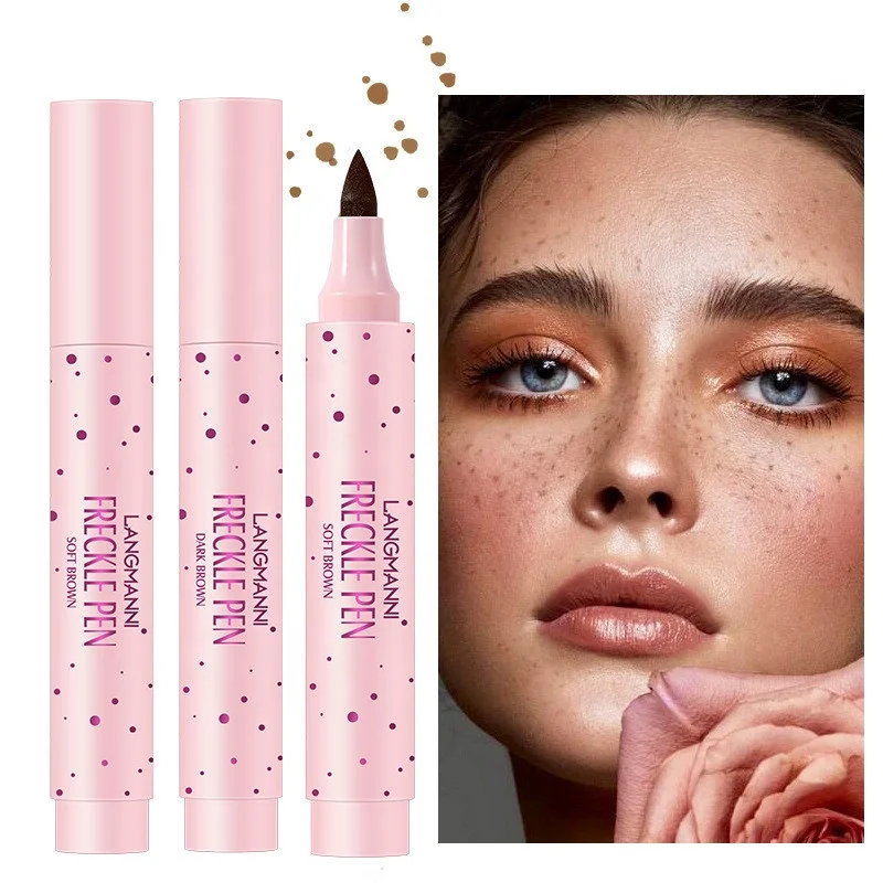 2 New natural Simulation Freckle Dot Spot Pen Color Rendering Soft Brown Long Lasting Waterproof Easy to Color Freckles Pen, As picture shown
2 New natural Simulation Freckle Dot Spot Pen Color Rendering Soft Brown Long Lasting Waterproof Easy to Color Freckles Pen, As picture shown