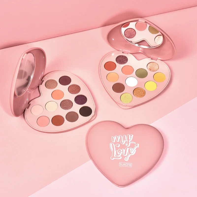 Hot Sale 12 Colors Heart Shape New Eye shadow Palette Matte Glitter Shimmer Beauty Makeup Cosmetics Private Label Long Lasting
Hot Sale 12 Colors Heart Shape New Eye shadow Palette Matte Glitter Shimmer Beauty Makeup Cosmetics Private Label Long Lasting