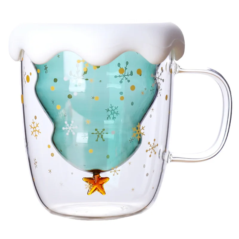 3D Transparent Creative star Christmas Tree Cup Double Anti-Scalding Glass Cup Christmas Mugs
3D Transparent Creative star Christmas Tree Cup Double Anti-Scalding Glass Cup Christmas Mugs