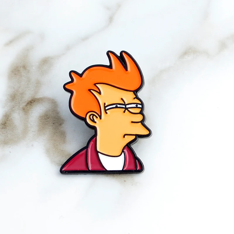 Comics Cartoon Futurama J. Fry Enamel Custom Pins Lapel brooch Pins Collection Fashion Jewelry Denim Jeans Pin Shirt Badge
Comics Cartoon Futurama J. Fry Enamel Custom Pins Lapel brooch Pins Collection Fashion Jewelry Denim Jeans Pin Shirt Badge
