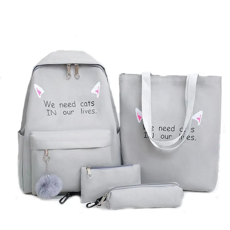 Factory wholesale custom 4pcs durable backpack school bags fashion high capacity outdoor travel hiking backpack, Black,pink,grey,yellow
Factory wholesale custom 4pcs durable backpack school bags fashion high capacity outdoor travel hiking backpack, Black,pink,grey,yellow