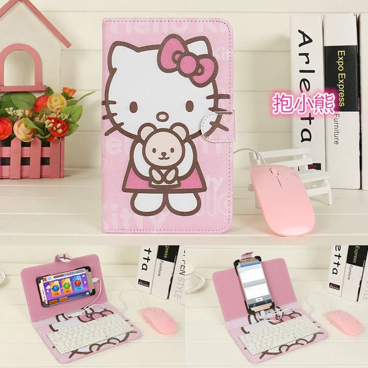Portable Cheap Mini USB Wired Mechanical Keyboards Switch Mobile Phone Cartoon Gaming Keyboard Mouse Combos with Type-C Port, Rose gold/pink/black/silver
Portable Cheap Mini USB Wired Mechanical Keyboards Switch Mobile Phone Cartoon Gaming Keyboard Mouse Combos with Type-C Port, Rose gold/pink/black/silver