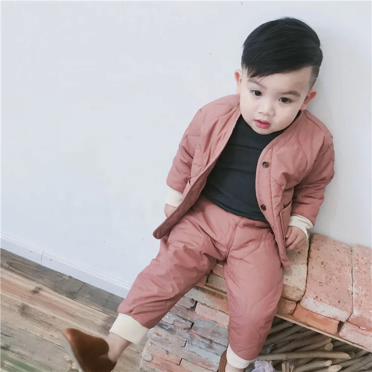 B60836A Autumn girl cotton-padded pajammies set Korean version of children boy baby extra thick home clothing, Caramel color/white/green
B60836A Autumn girl cotton-padded pajammies set Korean version of children boy baby extra thick home clothing, Caramel color/white/green