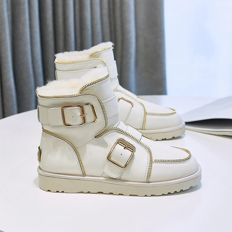 Hot Selling Wholesale Fashion Warm Buckle Shoes Women Winter Unique Fashion Genuine Sheepskin Ankle Snow Boots for Ladies, Coffee, grey, khaki, pink
Hot Selling Wholesale Fashion Warm Buckle Shoes Women Winter Unique Fashion Genuine Sheepskin Ankle Snow Boots for Ladies, Coffee, grey, khaki, pink