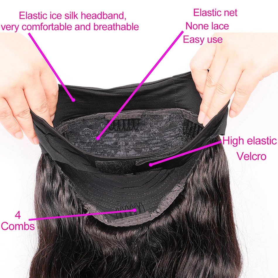 Headband Scarf Wig-1