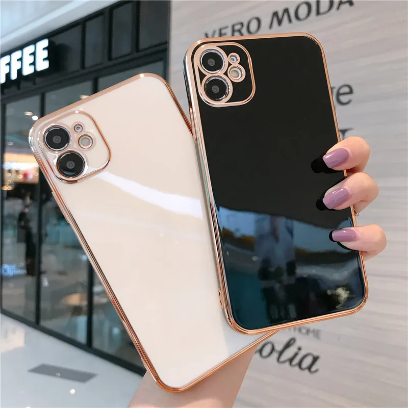 Luxury Gold Plated Electroplated Case For iPhone 11 13 Pro Max 8 Plus XR XS X Silicone Lens Protection 12 Pro Max SE 2020 Cover 
Luxury Gold Plated Electroplated Case For iPhone 11 13 Pro Max 8 Plus XR XS X Silicone Lens Protection 12 Pro Max SE 2020 Cover