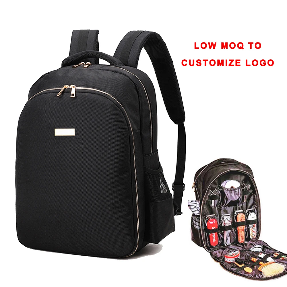portable barber backpack hair stylist travel bag makeup tool case organizer bag for clipper scissor, Black 
portable barber backpack hair stylist travel bag makeup tool case organizer bag for clipper scissor, Black