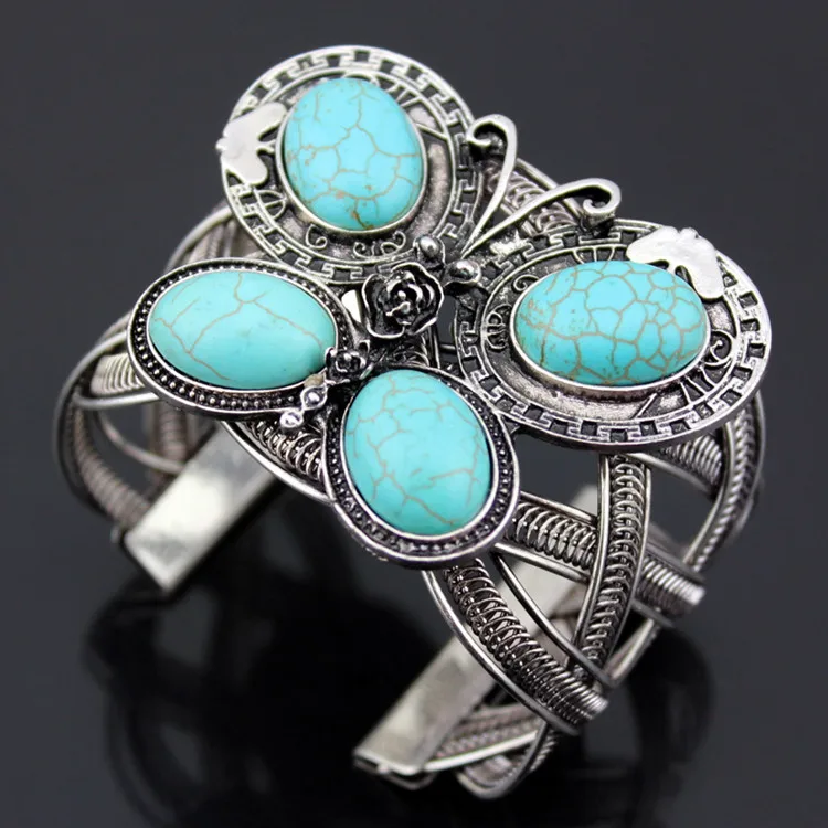 Wholesale Vintage turquoise butterfly bangle Fashion butterfly bangle Alloy bangle SD037
Wholesale Vintage turquoise butterfly bangle Fashion butterfly bangle Alloy bangle SD037