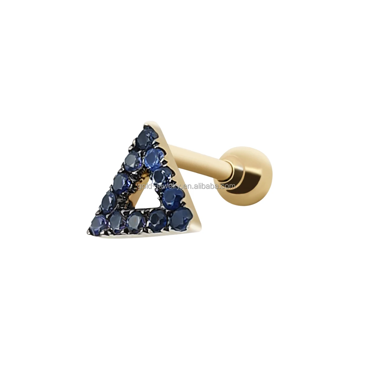 Cute Smaller AU585 14k Gold Jewelry Stud Earrings Sapphire Pure Gold Earrings Fine Jewelry Wholesale
Cute Smaller AU585 14k Gold Jewelry Stud Earrings Sapphire Pure Gold Earrings Fine Jewelry Wholesale