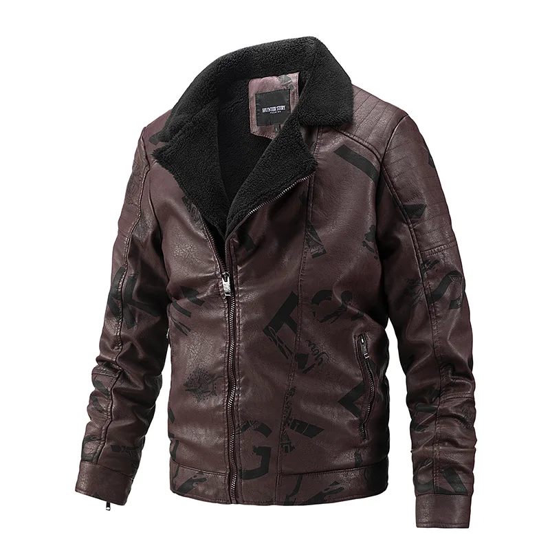 2021 Mens Motorcycle warm Jacket Autumn Winter Men Thick PU Leather Jackets Casual Embroidery Biker Coat Zipper Fleece Jacket
2021 Mens Motorcycle warm Jacket Autumn Winter Men Thick PU Leather Jackets Casual Embroidery Biker Coat Zipper Fleece Jacket