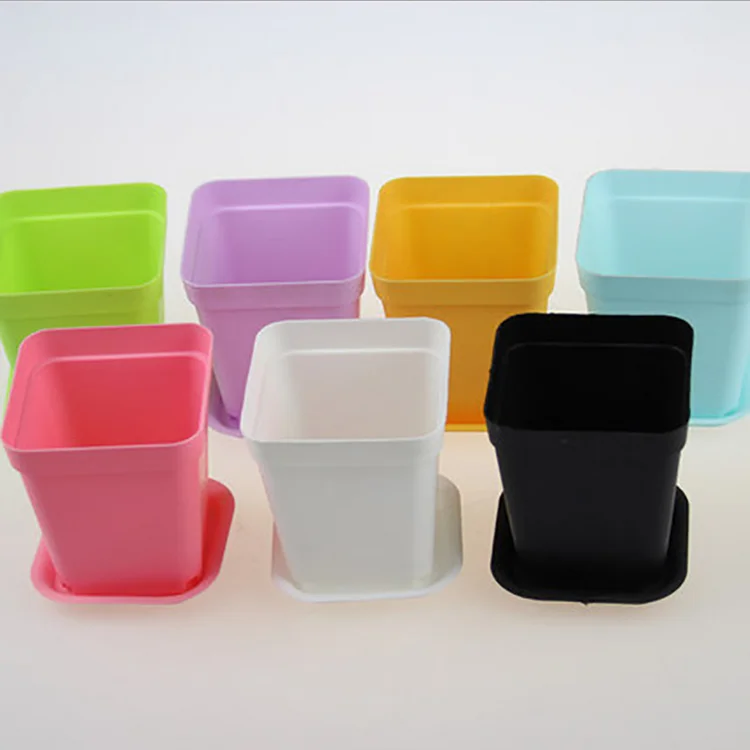 AAA332 Mini Home Garden Flowerpot Balcony Plant Succulents Desktop Flower Pot Office Candy Color Square Plastic Flower Pots, 7 colors
AAA332 Mini Home Garden Flowerpot Balcony Plant Succulents Desktop Flower Pot Office Candy Color Square Plastic Flower Pots, 7 colors