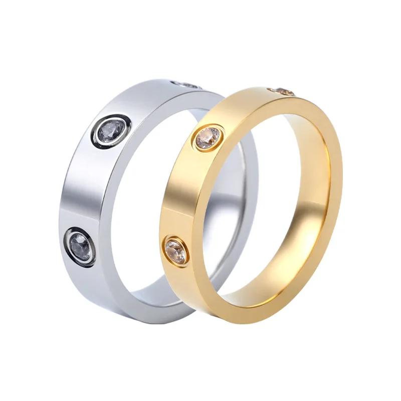 Wholesale Fashion Luxury 18K Gold Plating Zircon Stainless Steel Jewelry Ring For Women
Wholesale Fashion Luxury 18K Gold Plating Zircon Stainless Steel Jewelry Ring For Women