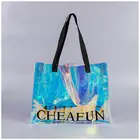 Waterproof Custom PVC Lasher Tote Shopping Bag