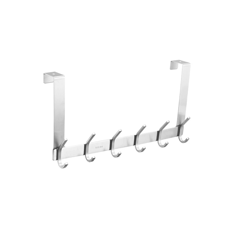 Coat Hooks Rack Over Door Hanger Metal Door Hook 304 Stainless Steel Multifunction Iron for Home Decoration 6 Hook Storage
Coat Hooks Rack Over Door Hanger Metal Door Hook 304 Stainless Steel Multifunction Iron for Home Decoration 6 Hook Storage