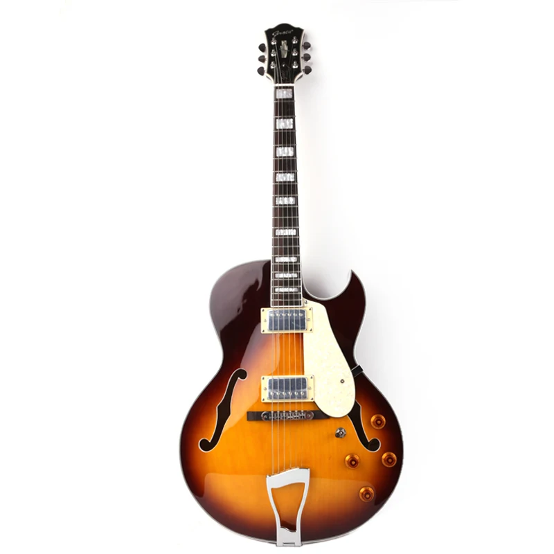 Good quality f maple jazz hollow body f hole sunburst electric guitar guitars guitarras electricas stringed instruments
Good quality f maple jazz hollow body f hole sunburst electric guitar guitars guitarras electricas stringed instruments