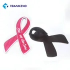 Hot sell Customized Pvc black pink Ribbon shape fridge magnet promotional