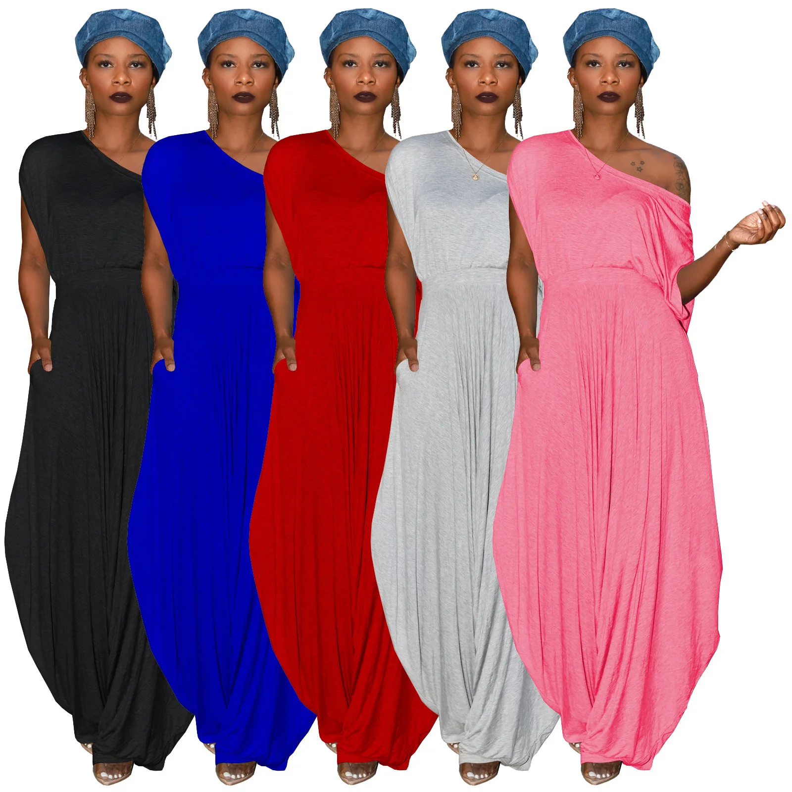 2022 new arrival summer outfits plus size women clothing sexy two piece big baggy palazzo pants set, As pictures showed
2022 new arrival summer outfits plus size women clothing sexy two piece big baggy palazzo pants set, As pictures showed