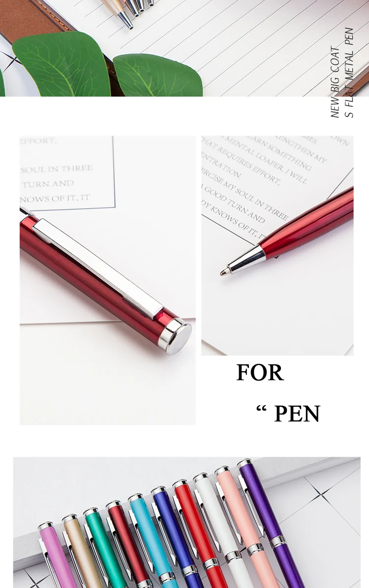 new luxury gift promotion metal ball pens with custom logo