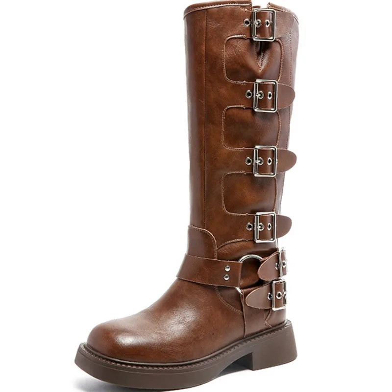 Dropshipping Custom Logo Vintage Retro Style Low Heels Cowboy Boots Punk Buckle Belt Western Boots for Ladies
Dropshipping Custom Logo Vintage Retro Style Low Heels Cowboy Boots Punk Buckle Belt Western Boots for Ladies
