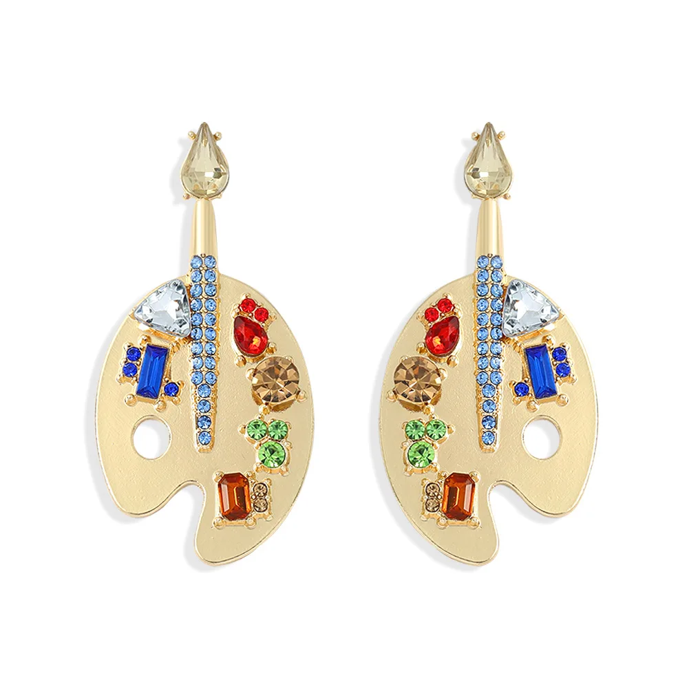 2021 Vintage Luxury Party Women's Jewelry Baroque Irregular Colored Diamond Guitar Shape Earrings Women Wholesale, Like picture
2021 Vintage Luxury Party Women's Jewelry Baroque Irregular Colored Diamond Guitar Shape Earrings Women Wholesale, Like picture