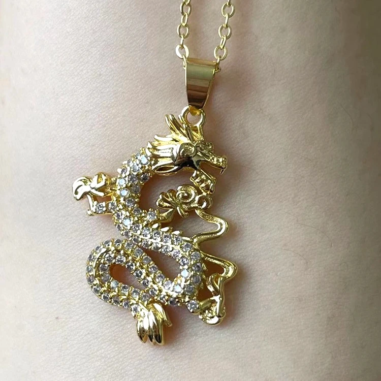 Necklace Dragon Hip-hop Trend Multi-layer letter Necklace Personality Wild Dragon Customised Necklace
Necklace Dragon Hip-hop Trend Multi-layer letter Necklace Personality Wild Dragon Customised Necklace