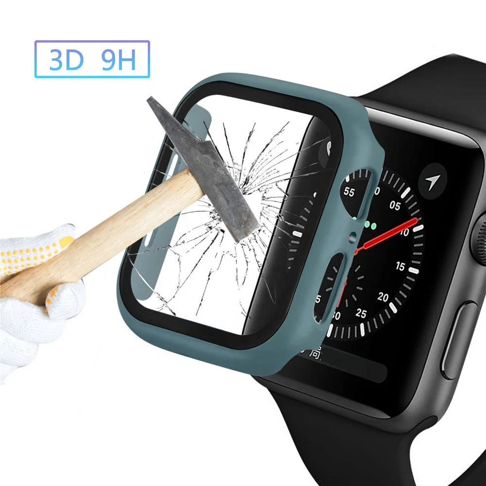 Tempered Glass Film Screen Protector Full Frame Cover Case Bumper For Apple Watch 38mm 42mm 40mm 44mm iWatch Series SE 6 5 4 3 2, Many
Tempered Glass Film Screen Protector Full Frame Cover Case Bumper For Apple Watch 38mm 42mm 40mm 44mm iWatch Series SE 6 5 4 3 2, Many