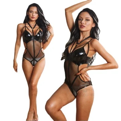AYP4002 Factory Directly Supply Classic Bodysuit Ladies Sexy Leather Bondage Lingerie Sexy Costumes allure Women
AYP4002 Factory Directly Supply Classic Bodysuit Ladies Sexy Leather Bondage Lingerie Sexy Costumes allure Women
