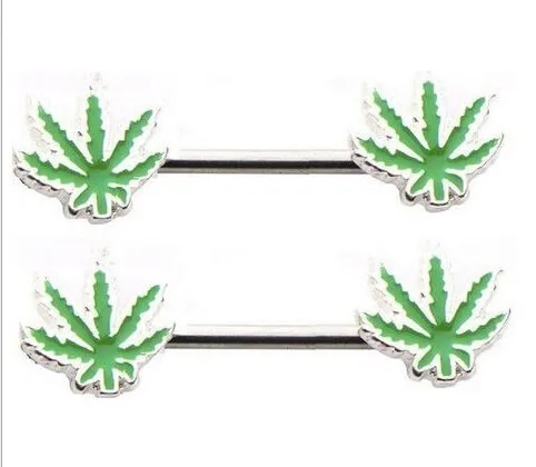 Wholesale Green Maple Leaf Nipple Piercing Bar Chest Rings For Sexy Girl Women Creative Stainless Steel Body Piercings Jewelry, Pink/yellow/white
Wholesale Green Maple Leaf Nipple Piercing Bar Chest Rings For Sexy Girl Women Creative Stainless Steel Body Piercings Jewelry, Pink/yellow/white
