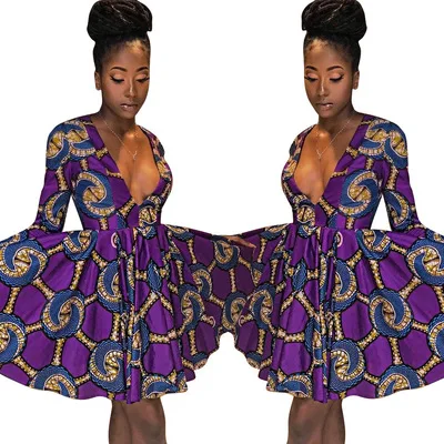F40543A new arrival hot sexy summer print deep V long sleeve casual dress sexy dress for women, As picture
F40543A new arrival hot sexy summer print deep V long sleeve casual dress sexy dress for women, As picture