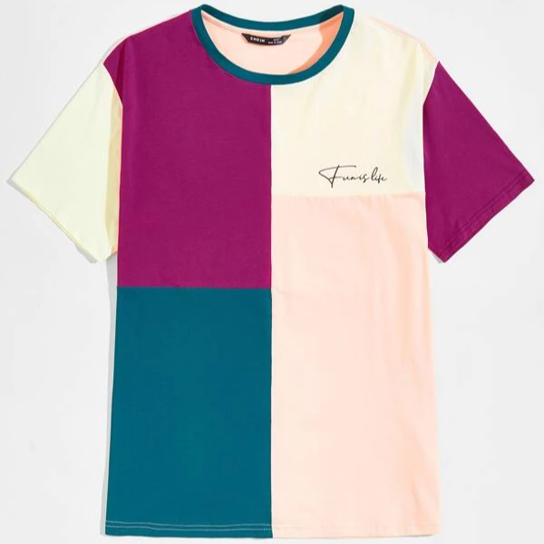summer custom brand graphic loose fit Men Letter Graphic Colorblock little drop shoulder brand blank mens' t shirt oversized Tee, Customized colors
summer custom brand graphic loose fit Men Letter Graphic Colorblock little drop shoulder brand blank mens' t shirt oversized Tee, Customized colors