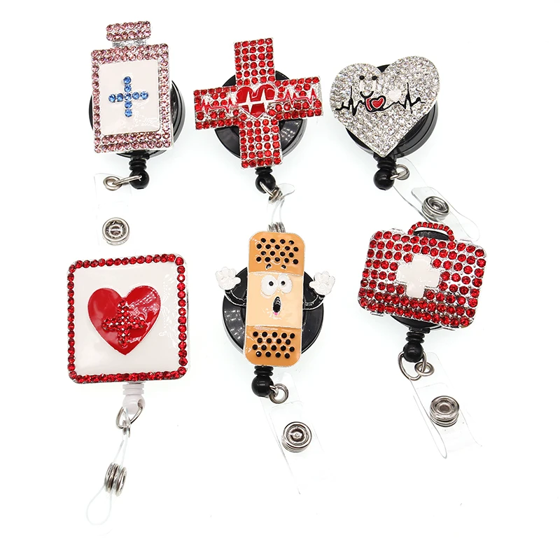 Mix Designs Medical Nurse Heart Stethoscope Rhinestone Bling Retractable Card Badge Holder
Mix Designs Medical Nurse Heart Stethoscope Rhinestone Bling Retractable Card Badge Holder