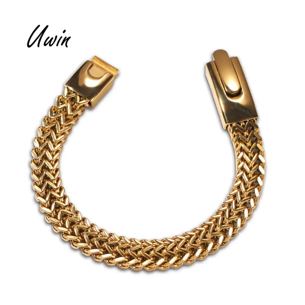 Fashion Classic 10mm Stainless Steel Gold Keel Chain Bracelet 8.5Inch Heavy Hiphop Jewelry Silver Men New Arrivals 2019
Fashion Classic 10mm Stainless Steel Gold Keel Chain Bracelet 8.5Inch Heavy Hiphop Jewelry Silver Men New Arrivals 2019
