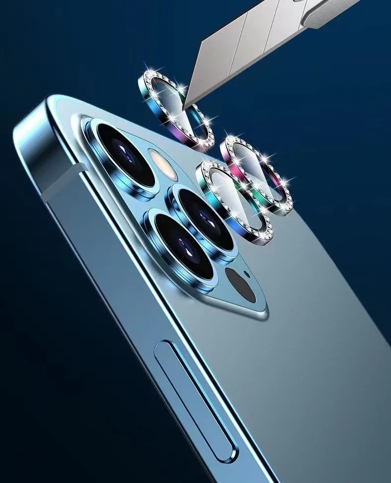 Diamond Bling tempered glass camera Lens Screen Protector for iphone 11 pro max tempered glass for iphone camera cover, Crystal clear
Diamond Bling tempered glass camera Lens Screen Protector for iphone 11 pro max tempered glass for iphone camera cover, Crystal clear
