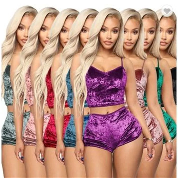 Amazon Hot Selling Women Designers Lady Sleepwear Velvet Cotton Sexy Short Pants Night Wear 2pcs Pajamas Sets For Women Sleeping, Customizable
Amazon Hot Selling Women Designers Lady Sleepwear Velvet Cotton Sexy Short Pants Night Wear 2pcs Pajamas Sets For Women Sleeping, Customizable