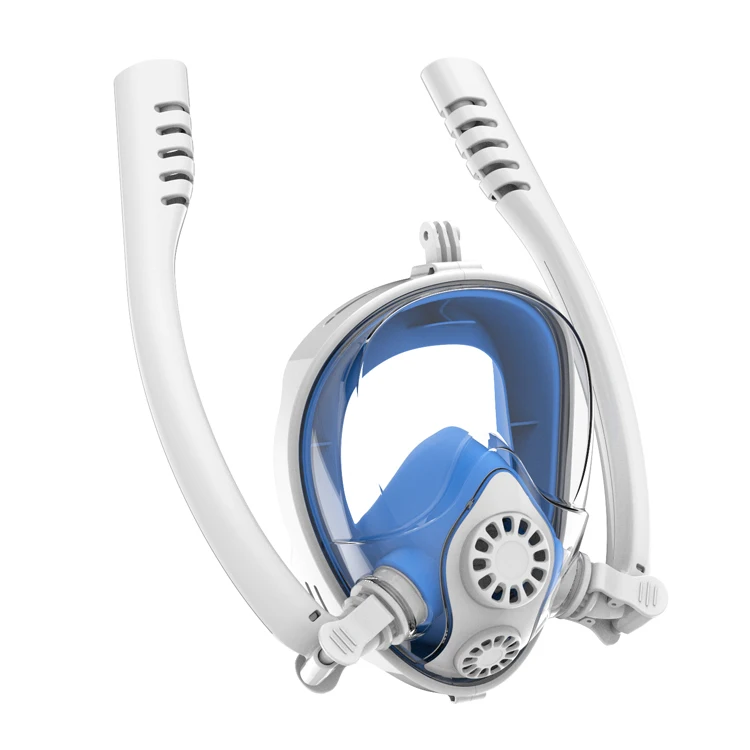 Double breath tube swimming Full Face Snorkel Mask Anti-Fog Anti-Leak for GoPro mask Adults kids Diving Mask, Colorful
Double breath tube swimming Full Face Snorkel Mask Anti-Fog Anti-Leak for GoPro mask Adults kids Diving Mask, Colorful