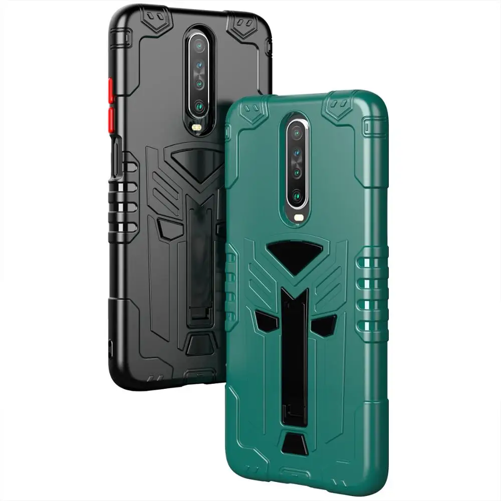 New product 2020 PC TPU Phone Case for xiaomi Redmi k30, Phone Shell with Holder Stand 2 in 1 for mi poco x2 back cover
New product 2020 PC TPU Phone Case for xiaomi Redmi k30, Phone Shell with Holder Stand 2 in 1 for mi poco x2 back cover