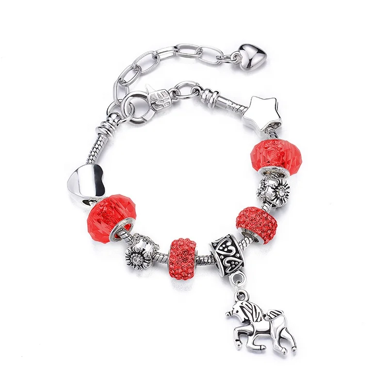 2021 Fashion ladies Jewelry for Women bracelets Unicorn Bracelet with European Charms, Picture
2021 Fashion ladies Jewelry for Women bracelets Unicorn Bracelet with European Charms, Picture