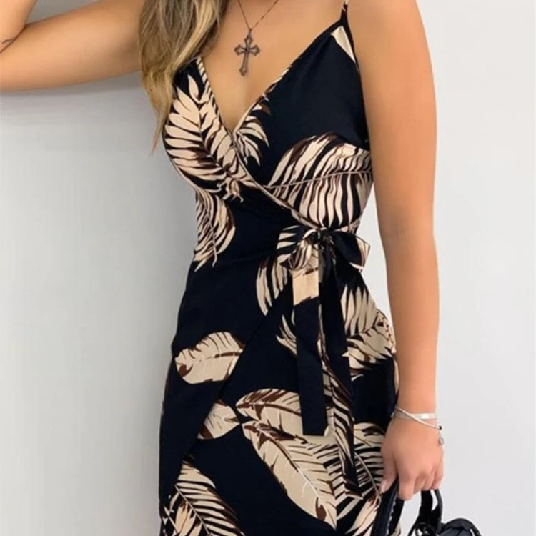 2021 The New high quality solid color sleeveless backless casual dress women summer dress