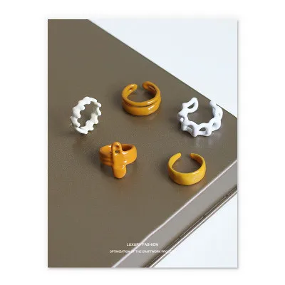 Hip Hops Jewelry Oil Dripped Cuban Link Chain Finger Rings Multi Color Geometric Enamel Open Rings For Women
Hip Hops Jewelry Oil Dripped Cuban Link Chain Finger Rings Multi Color Geometric Enamel Open Rings For Women