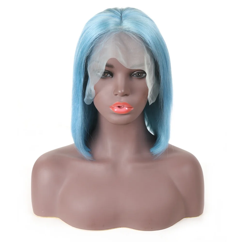 Light Blue Ombre Straitht BoBo Style Wig 13"X4" Lace Front Short Brazilian Human Hair Remy Ombre Blue Colored Wigs under 100
Light Blue Ombre Straitht BoBo Style Wig 13"X4" Lace Front Short Brazilian Human Hair Remy Ombre Blue Colored Wigs under 100