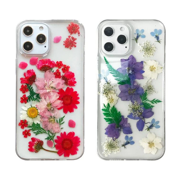 2021 hot selling epoxy dried real pressed flower luxury wholesale cover protective phone case for iphone 11 pro max 12
2021 hot selling epoxy dried real pressed flower luxury wholesale cover protective phone case for iphone 11 pro max 12