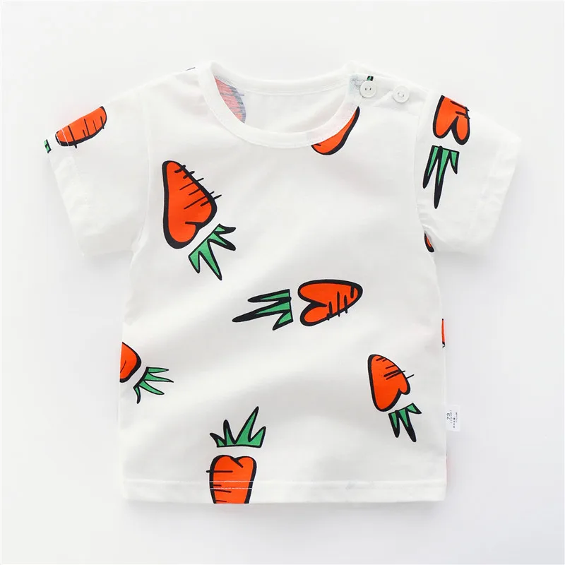 T-shirt Boys and Girls Clothing Children's Clothing Fashion Carrot Baby Cotton Short-sleeved T-shirt Children
T-shirt Boys and Girls Clothing Children's Clothing Fashion Carrot Baby Cotton Short-sleeved T-shirt Children