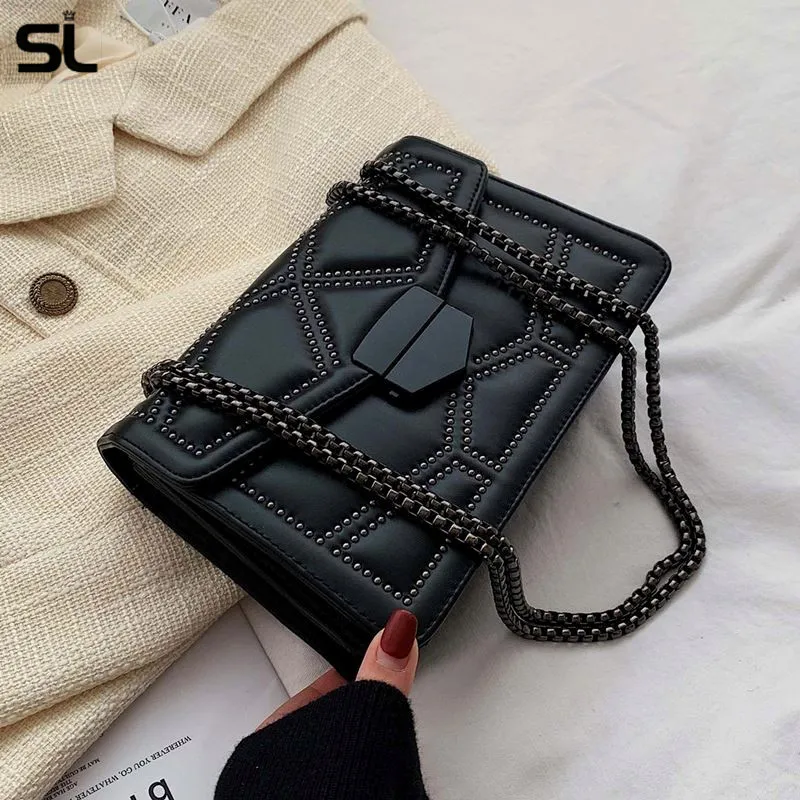 Luxury rivet chain small crossbody handbags for women 2020 Lady shoulder messenger bags
Luxury rivet chain small crossbody handbags for women 2020 Lady shoulder messenger bags