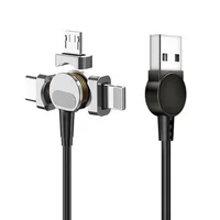 new product 180 Degree Free Rotation Multi-angle Unbound Charging 3 in 1 Magnetic USB Cable
new product 180 Degree Free Rotation Multi-angle Unbound Charging 3 in 1 Magnetic USB Cable
