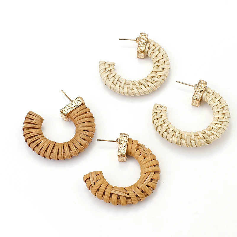 2019 style Handmade Wooden Weave bamboo hoop earrings korea C shape rattan earrings for women birthday party gift
2019 style Handmade Wooden Weave bamboo hoop earrings korea C shape rattan earrings for women birthday party gift
