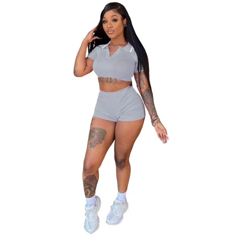 Fitness Tracksuits For Women Two Piece Set Outfits Crop Top Biker Shorts Sets Casual Summer Skinny Streetwear
Fitness Tracksuits For Women Two Piece Set Outfits Crop Top Biker Shorts Sets Casual Summer Skinny Streetwear