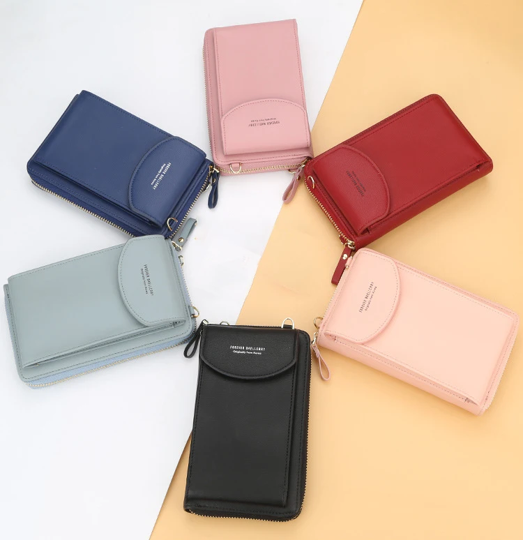 Classic cell phone wallets leather woman shoulder bag mini purse clutch ladies handbag straps bag card holders, Customized
Classic cell phone wallets leather woman shoulder bag mini purse clutch ladies handbag straps bag card holders, Customized