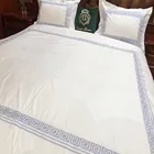 Deeda textile hotel balfour bedding comforter set with embroidered design