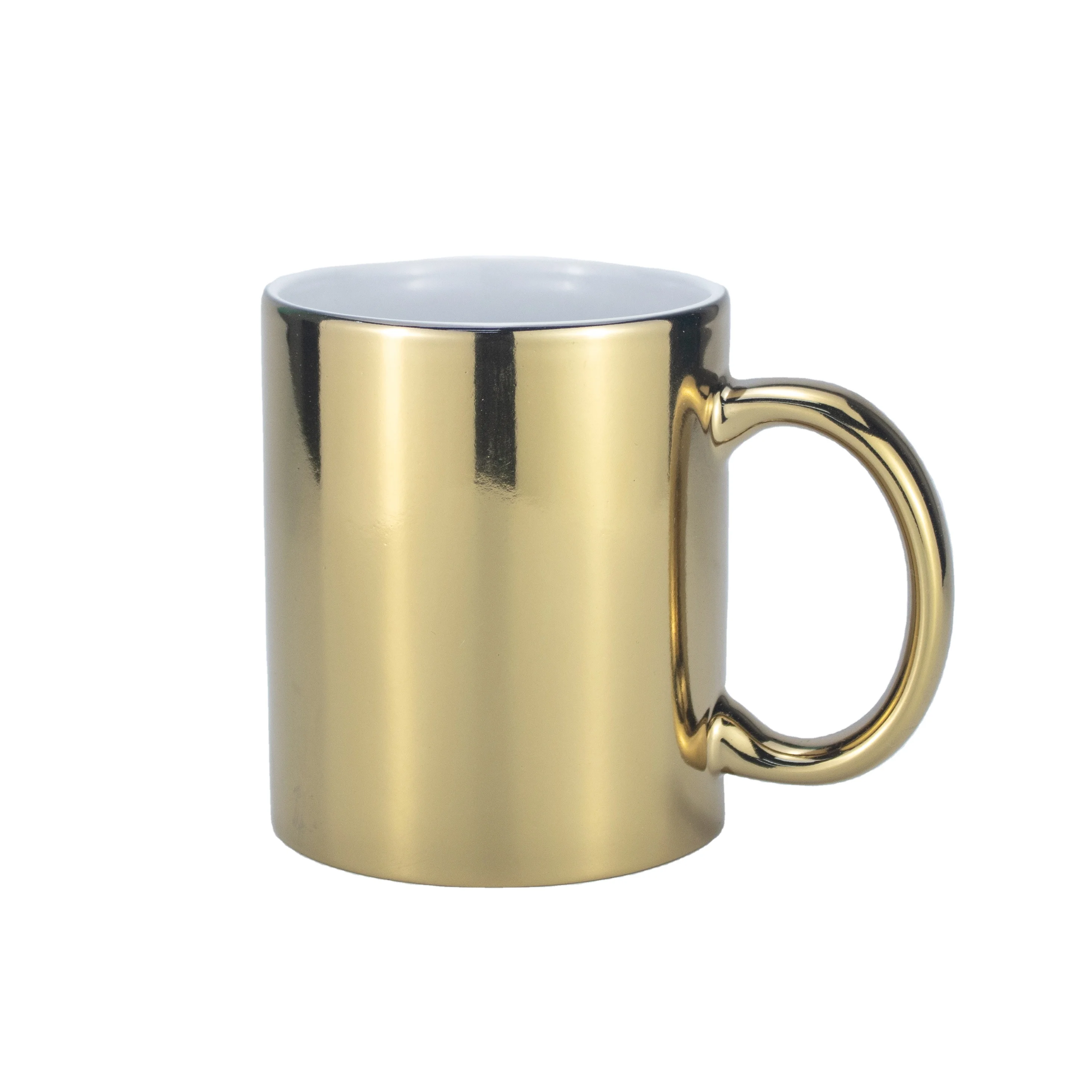 New design sublimation ceramic coffee porcelain cool coffee 11oz electroplating mug, Super white
New design sublimation ceramic coffee porcelain cool coffee 11oz electroplating mug, Super white