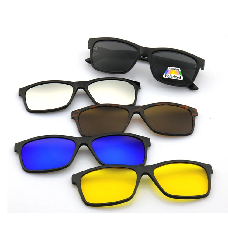 2215A Eyewear Spectacle Frame With 5 Sunglass Clips Magnetic Clip On Glasses tac glasses
2215A Eyewear Spectacle Frame With 5 Sunglass Clips Magnetic Clip On Glasses tac glasses